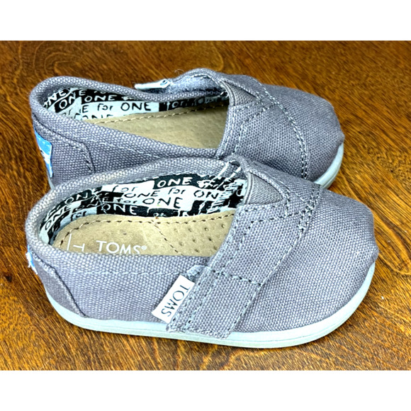 Tom's Ash Gray infant 4 - Picture 4 of 6